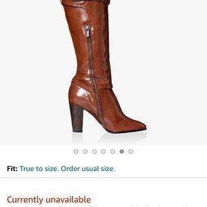 Frye Laurie tall cognac boots
